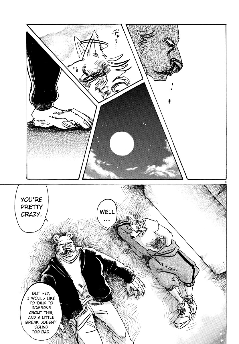Beastars Chapter 94 page 9 - Chapter 94: Beasts School Wars