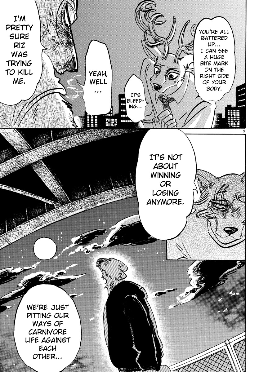 Beastars Chapter 95 page 3 - Chapter 95: A Drop of 18-times Concentrate