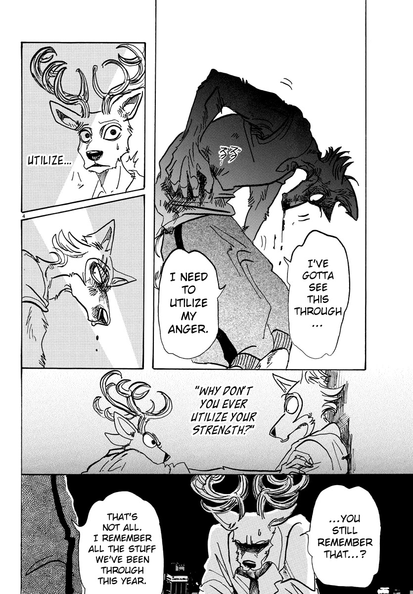 Beastars Chapter 95 page 4 - Chapter 95: A Drop of 18-times Concentrate