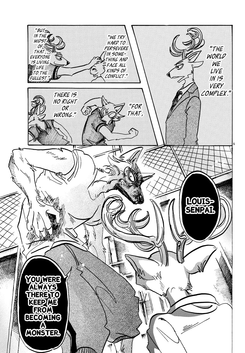 Beastars Chapter 95 page 5 - Chapter 95: A Drop of 18-times Concentrate