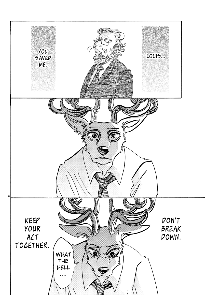 Beastars Chapter 95 page 6 - Chapter 95: A Drop of 18-times Concentrate