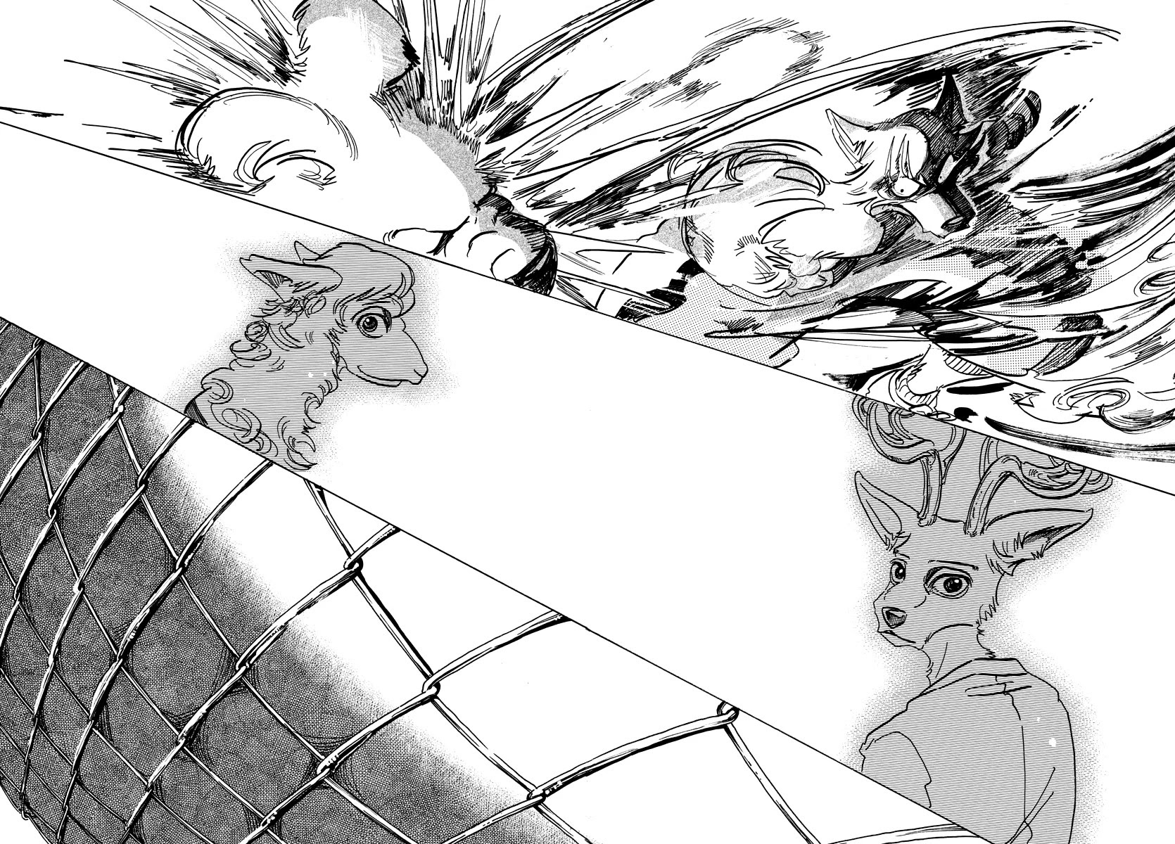 Beastars Chapter 96 page 11 - Chapter 96: I Give You My Crimson Cross Section