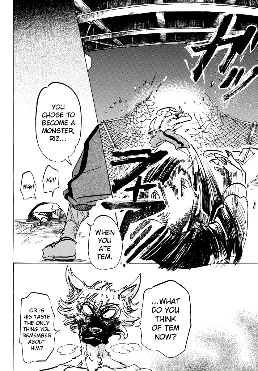 Beastars Chapter 96 page 12 - Chapter 96: I Give You My Crimson Cross Section