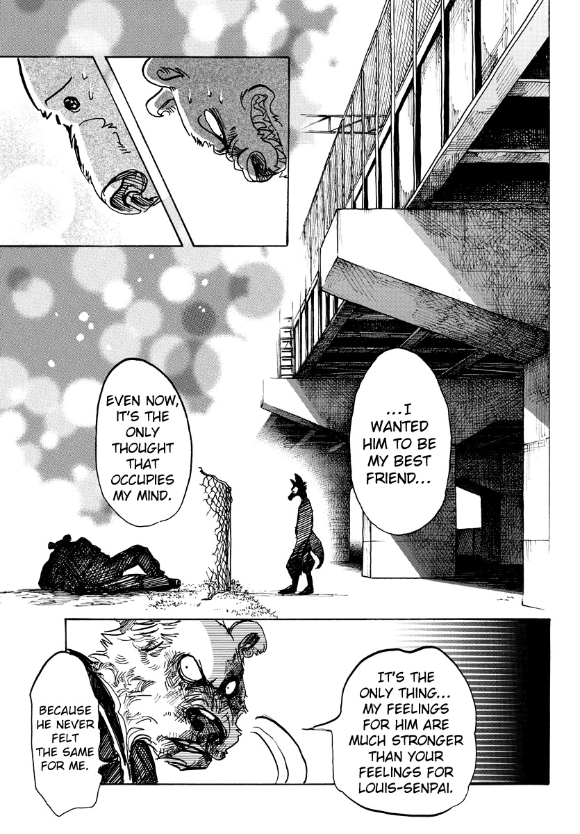 Beastars Chapter 96 page 13 - Chapter 96: I Give You My Crimson Cross Section
