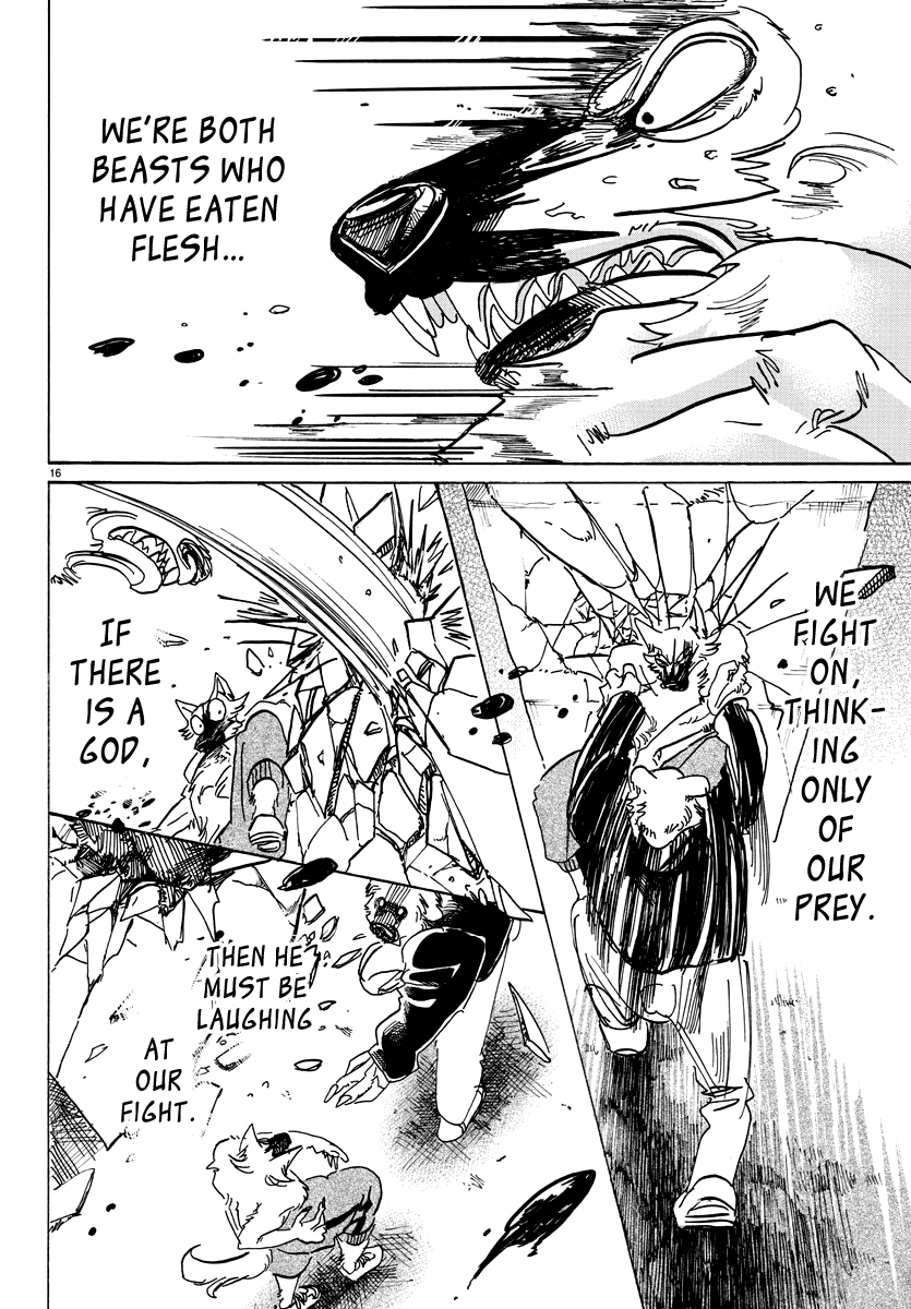 Beastars Chapter 96 page 14 - Chapter 96: I Give You My Crimson Cross Section