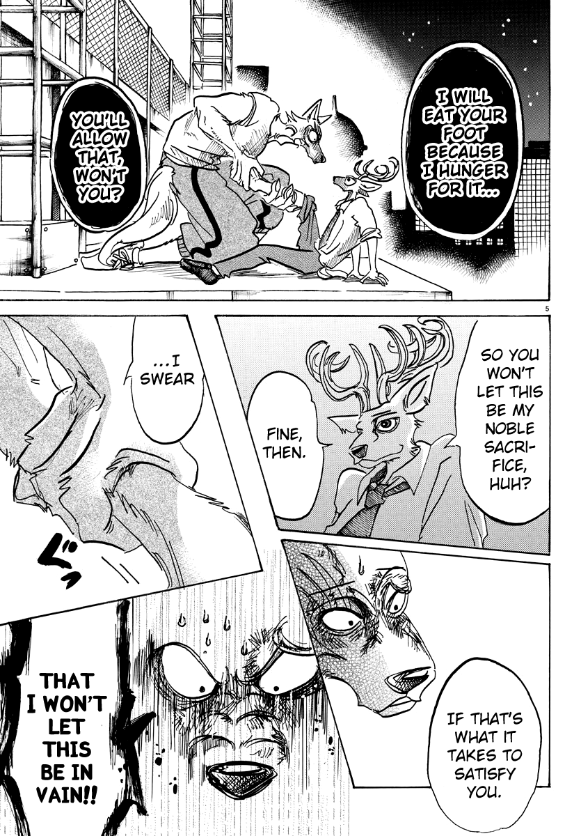 Beastars Chapter 96 page 5 - Chapter 96: I Give You My Crimson Cross Section