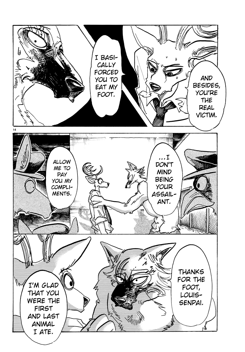 Beastars Chapter 97 page 14 - Chapter 97: We Were Just Out Eating