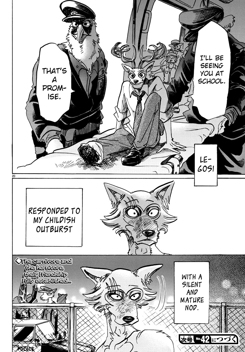 Beastars Chapter 97 page 20 - Chapter 97: We Were Just Out Eating