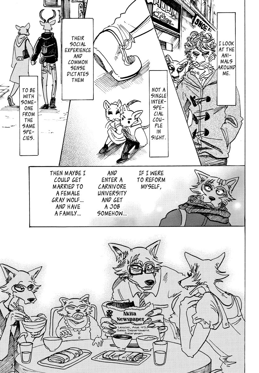 Beastars Chapter 98 page 11 - Chapter 98: Meeting Eyes with Myself Twenty Years into the Future