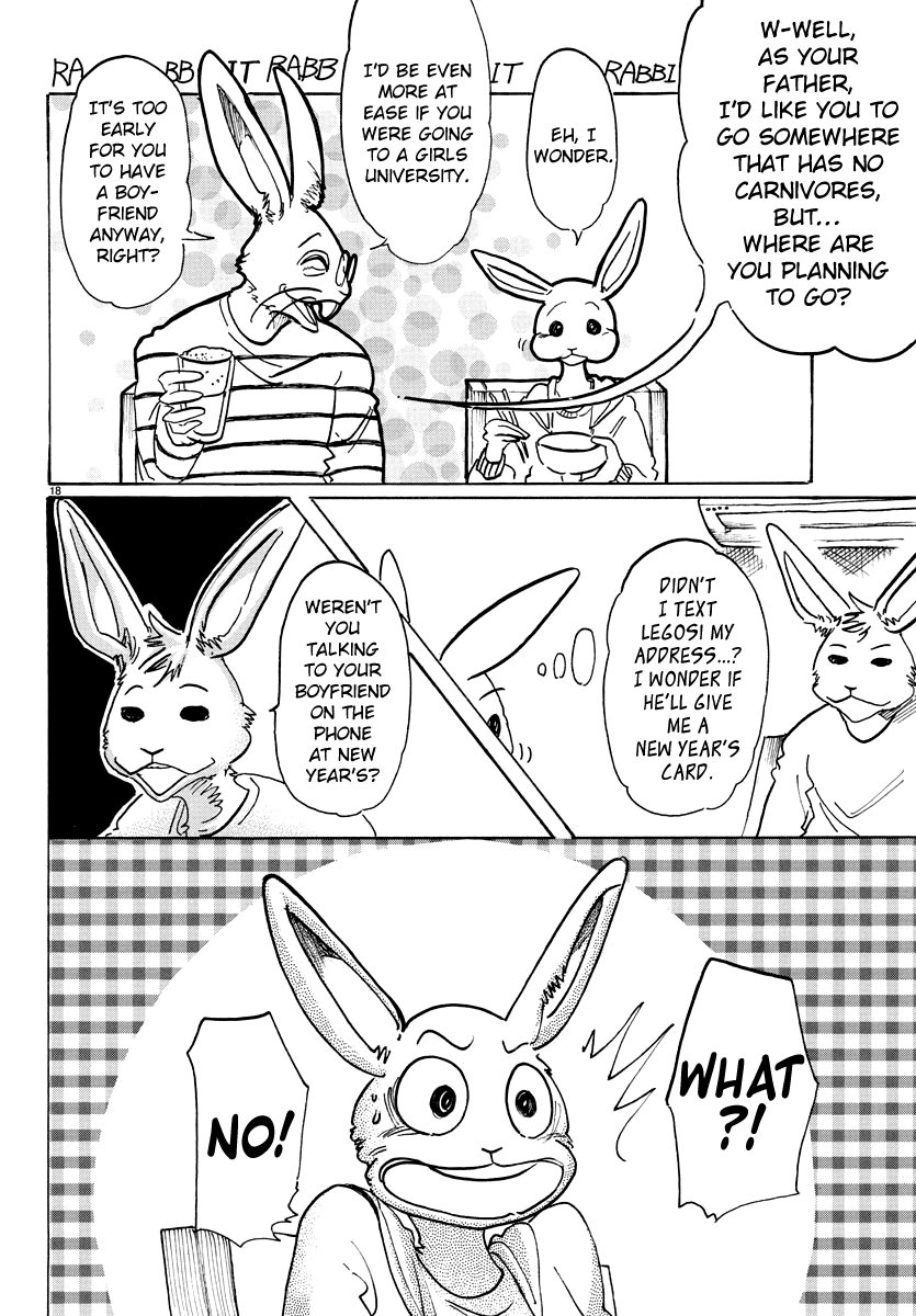 Beastars Chapter 98 page 17 - Chapter 98: Meeting Eyes with Myself Twenty Years into the Future