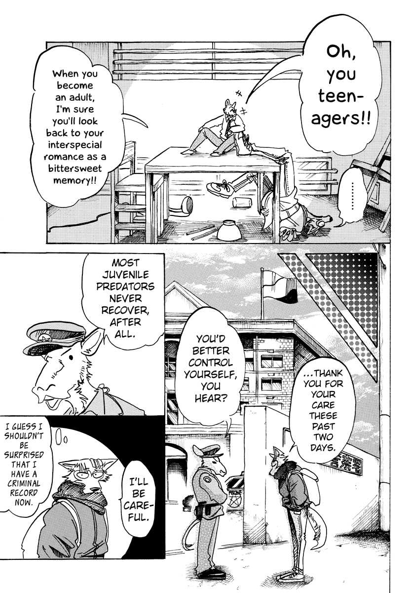Beastars Chapter 98 page 7 - Chapter 98: Meeting Eyes with Myself Twenty Years into the Future