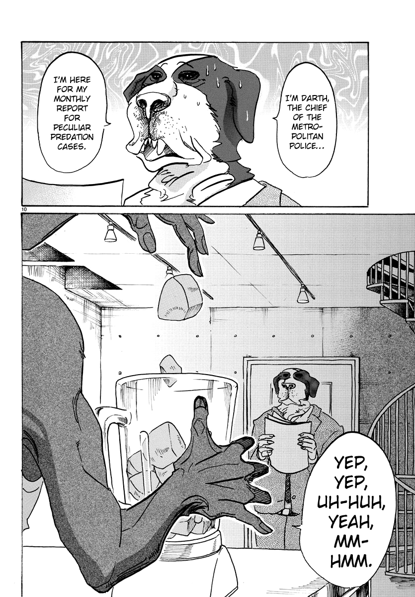 Beastars Chapter 99 page 10 - Chapter 99: A Leader with a Black Mane