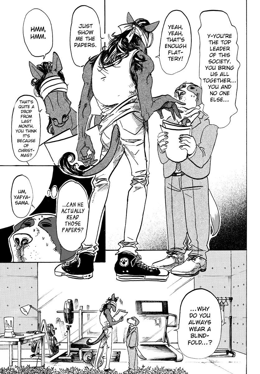 Beastars Chapter 99 page 13 - Chapter 99: A Leader with a Black Mane