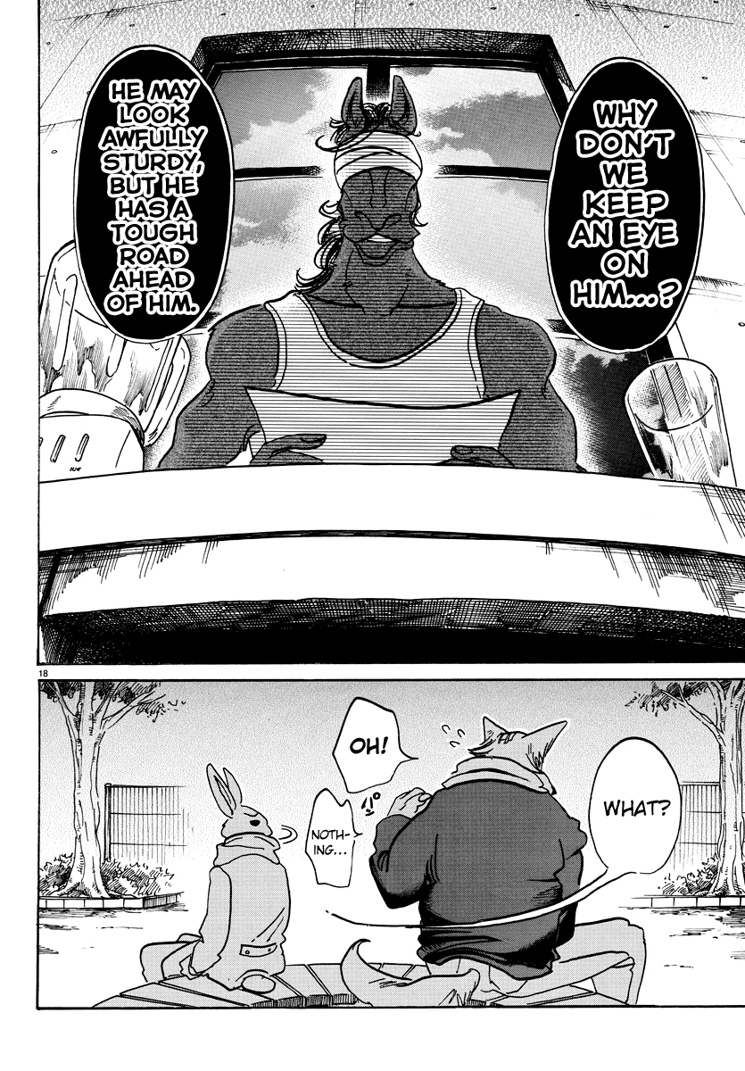 Beastars Chapter 99 page 18 - Chapter 99: A Leader with a Black Mane