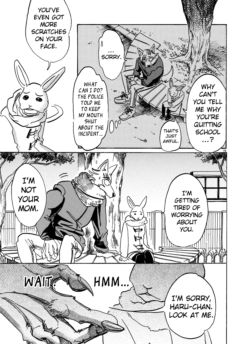 Beastars Chapter 99 page 19 - Chapter 99: A Leader with a Black Mane