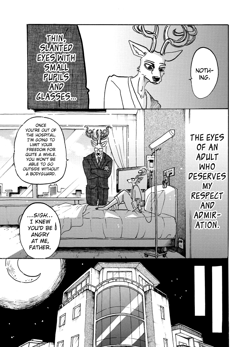 Beastars Chapter 99 page 9 - Chapter 99: A Leader with a Black Mane