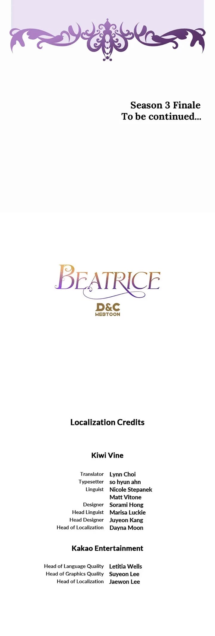 Beatrice Chapter 110 page 42 - Chapter 110 [End of Season 3]