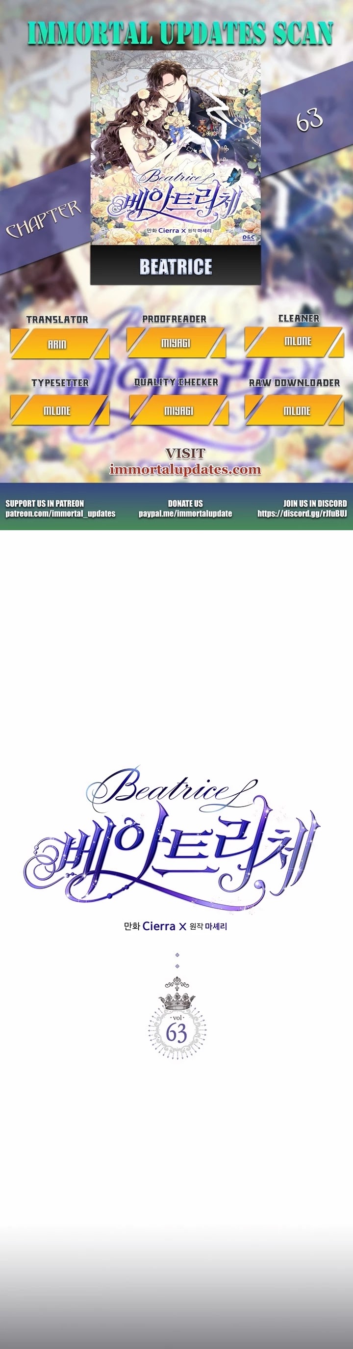 Beatrice Chapter 63 page 1 - Chapter 63