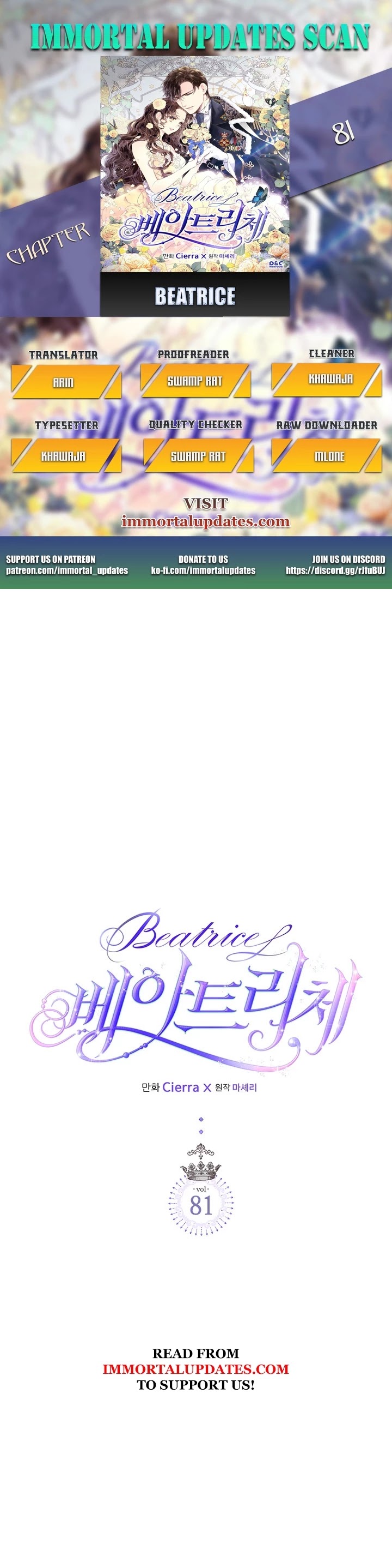 Beatrice Chapter 81 page 1 - Chapter 81