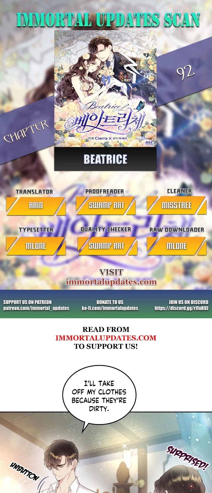 Beatrice Chapter 92 page 1 - Chapter 92