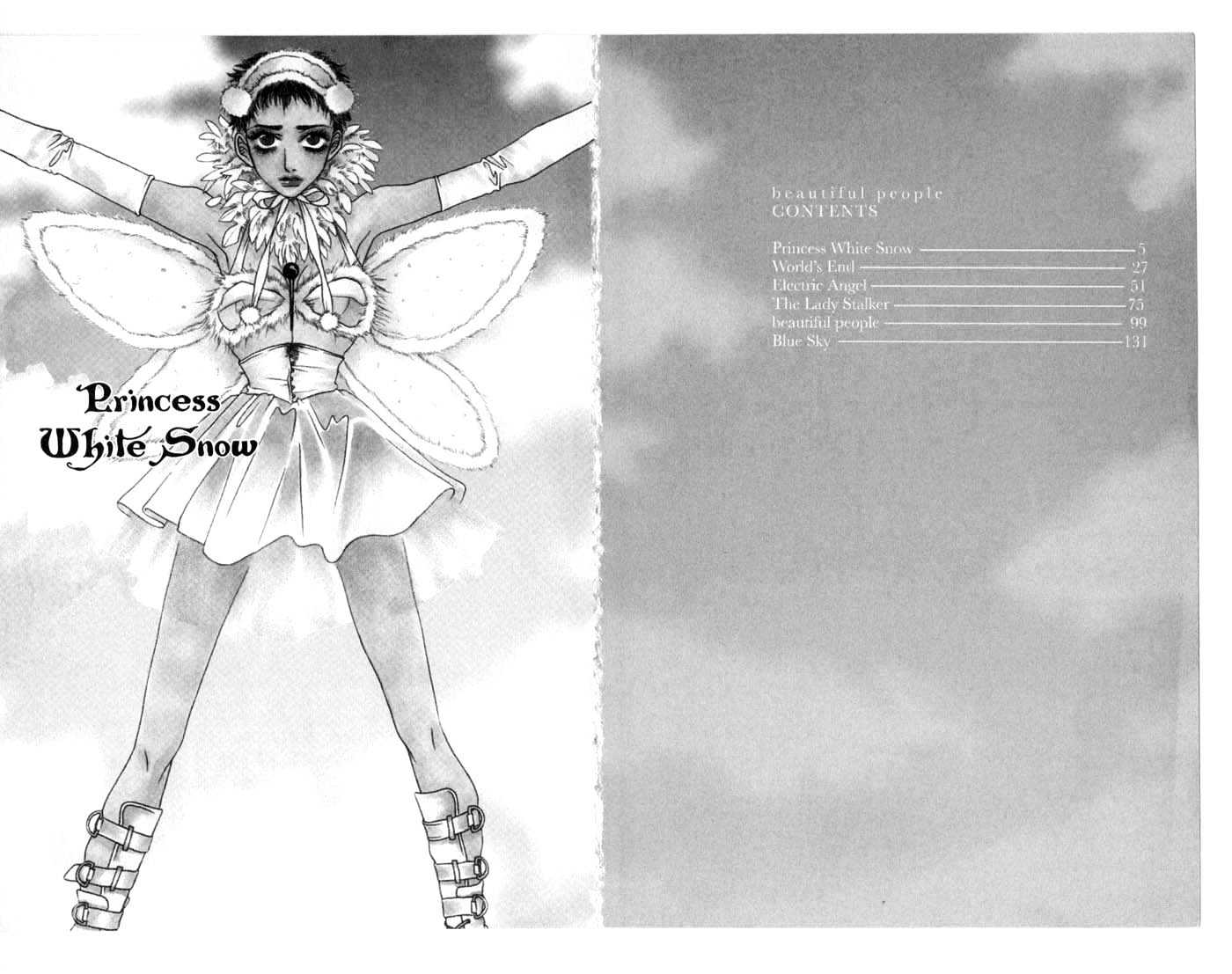 Beautiful People Chapter 1 page 3 - Chapter 1 : 1 Princess White Snow \ 2 World's End \ 3 Electric Angel \ 4 The...