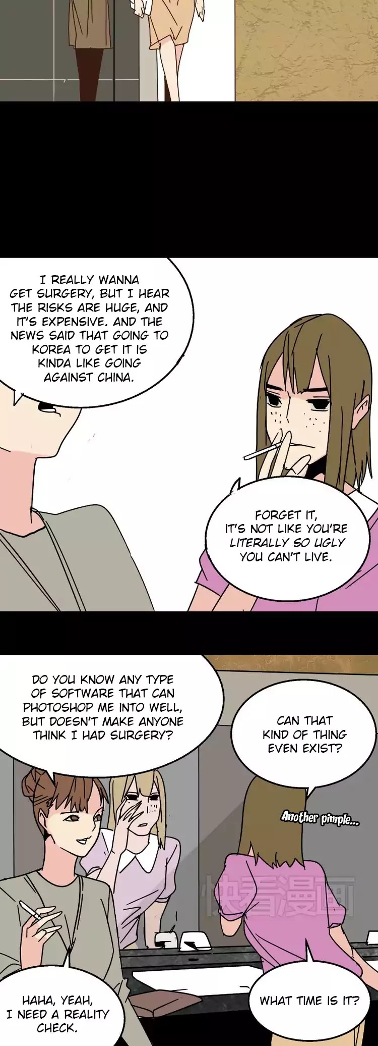 Beauty Game Chapter 1.14 page 17 - Vol.1 Chapter 14: The App Isn't Working?!