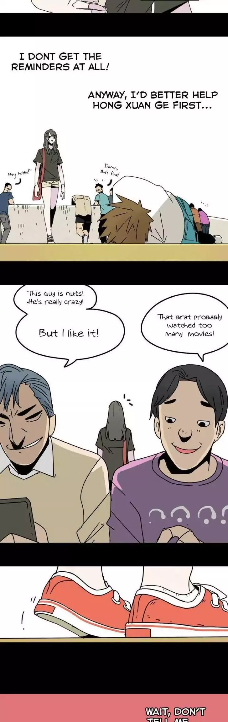 Beauty Game Chapter 1.8 page 4 - Vol.1 Chapter 8: You Were Following Me Because...!