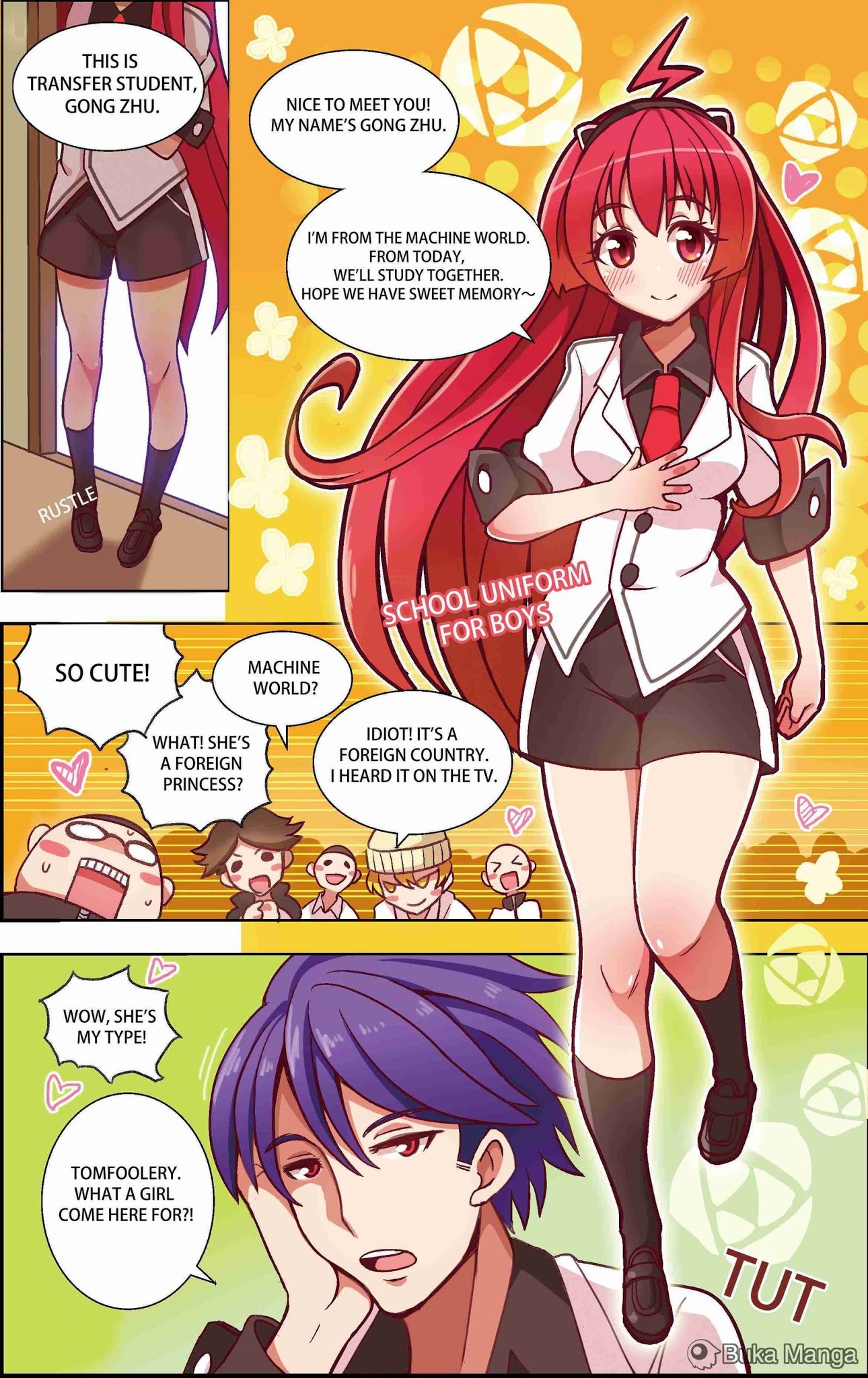 Beauty In The Male-only School Chapter 1 page 8 - Chapter 1