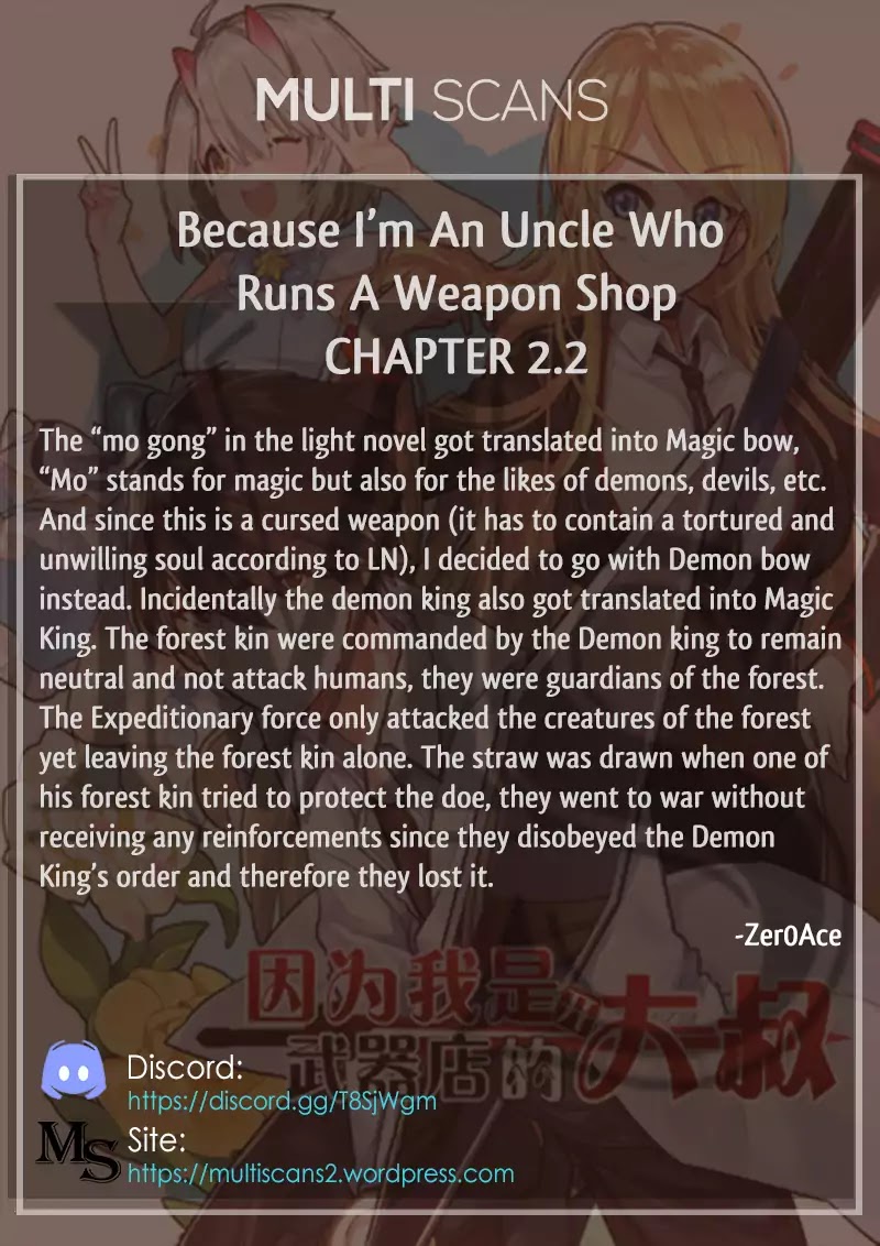 Because I'm An Uncle who Runs A Weapon Shop Chapter 2.2 page 34 - Chapter 2.2