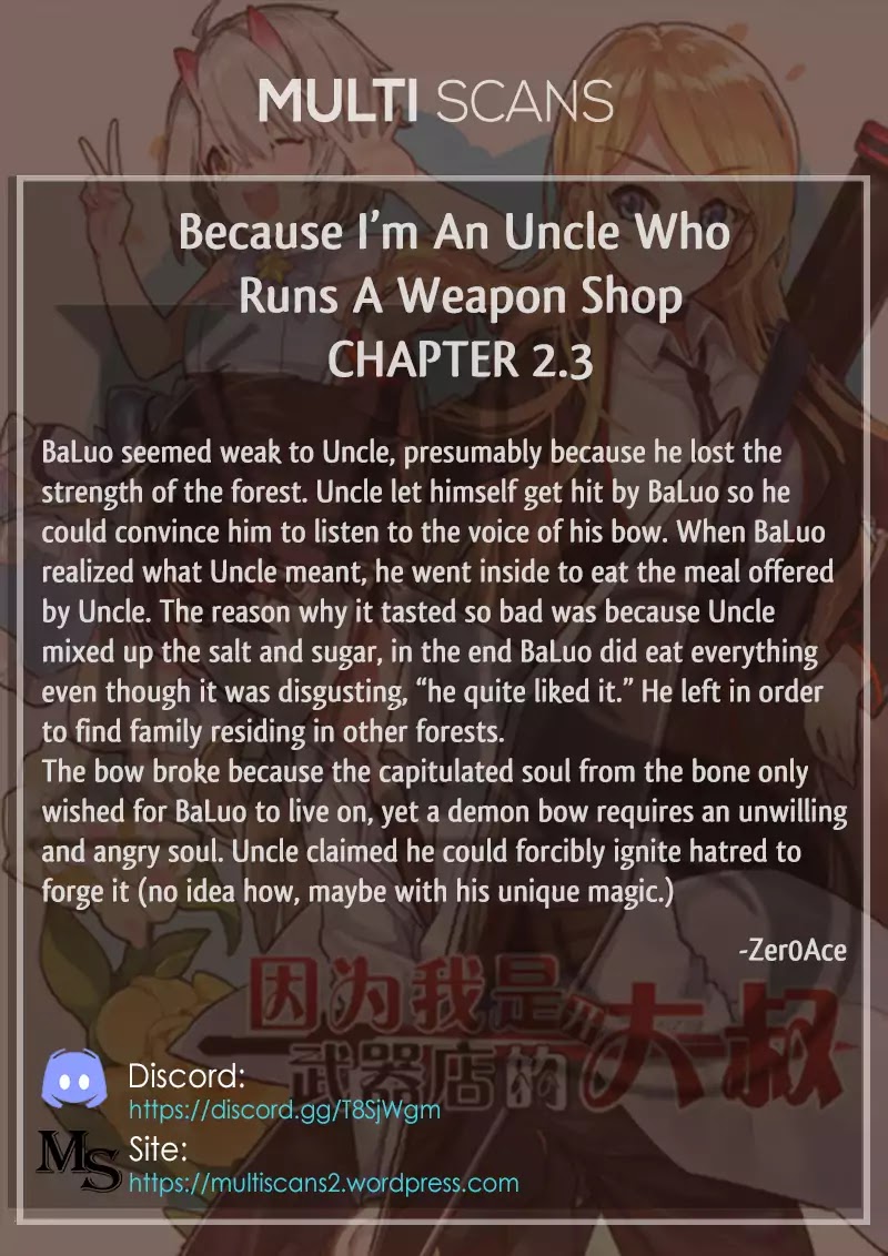 Because I'm An Uncle who Runs A Weapon Shop Chapter 2.3 page 48 - Chapter 2.3