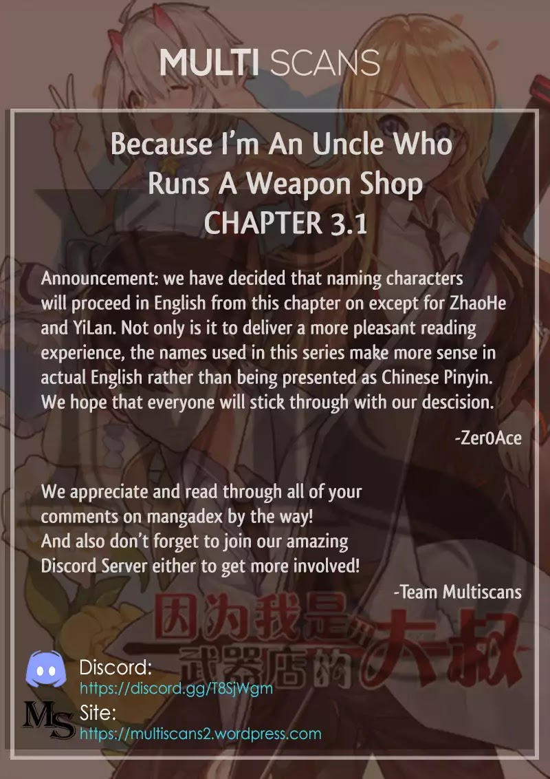 Because I'm An Uncle who Runs A Weapon Shop Chapter 3.1 page 39 - Chapter 3.1