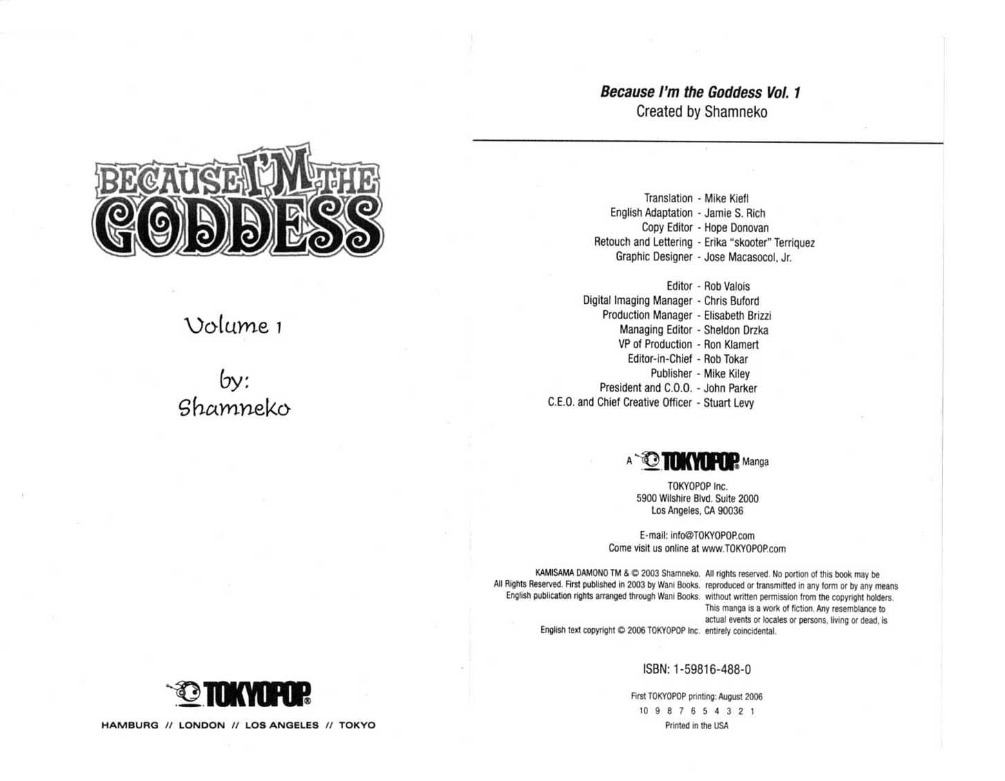 Because I'm The Goddess Chapter 1.0 page 2 - Vol.01 Chapter 0