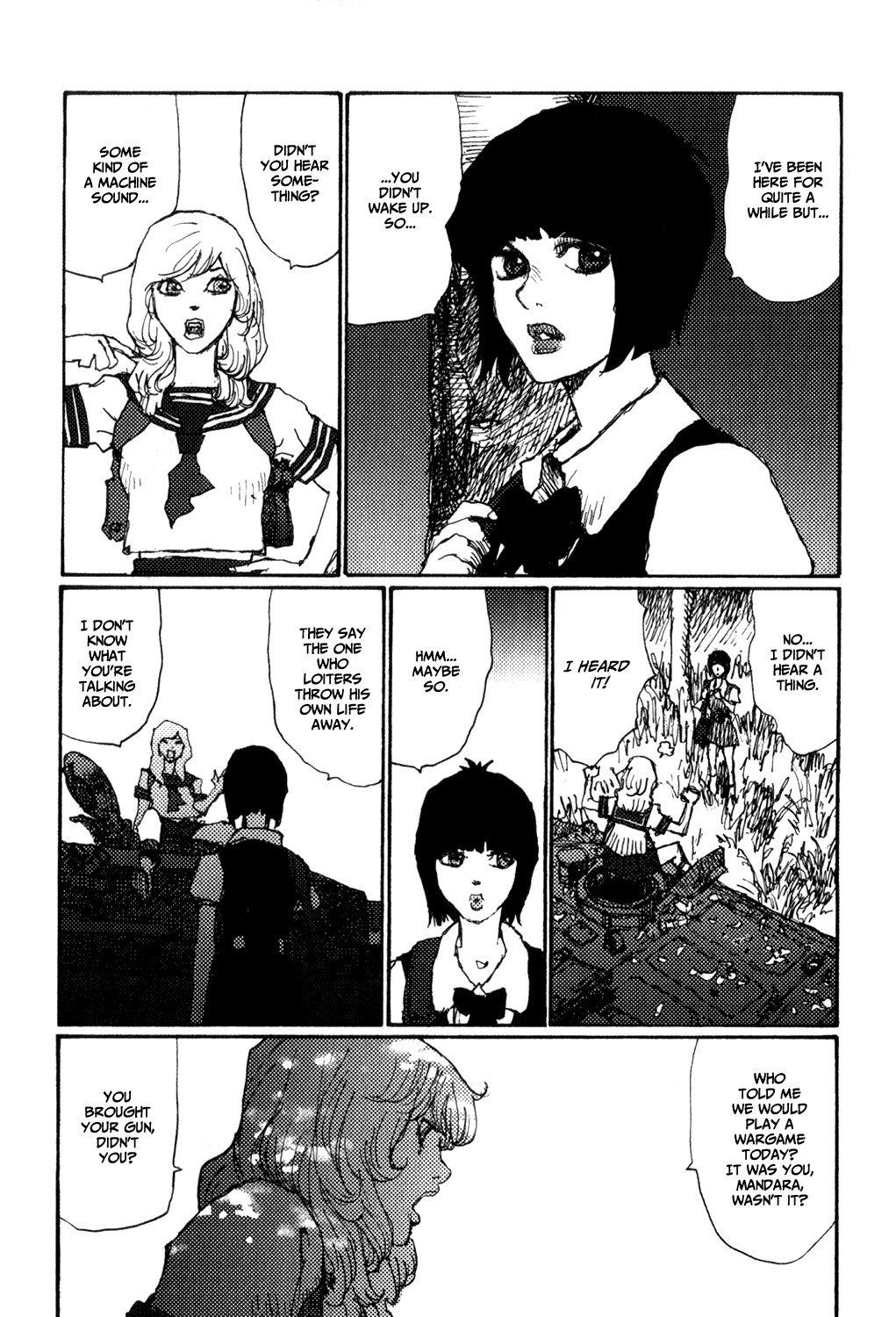 Becchin to Mandara Chapter 1 page 22 - Chapter 1: Scene 1 - A Dry Riverbed
