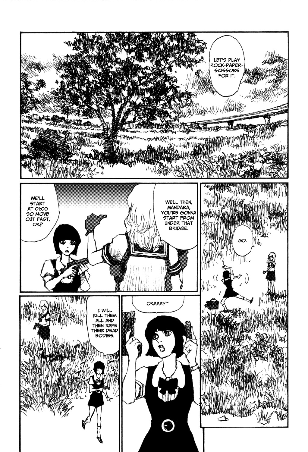 Becchin to Mandara Chapter 1 page 24 - Chapter 1: Scene 1 - A Dry Riverbed