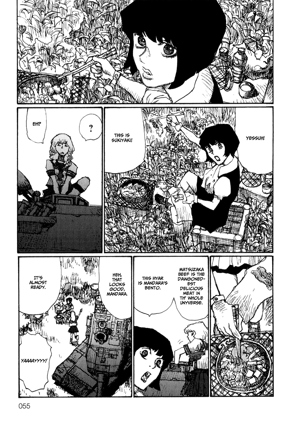 Becchin to Mandara Chapter 3 page 3 - Chapter 3: Scene 3 - Sukiyaki