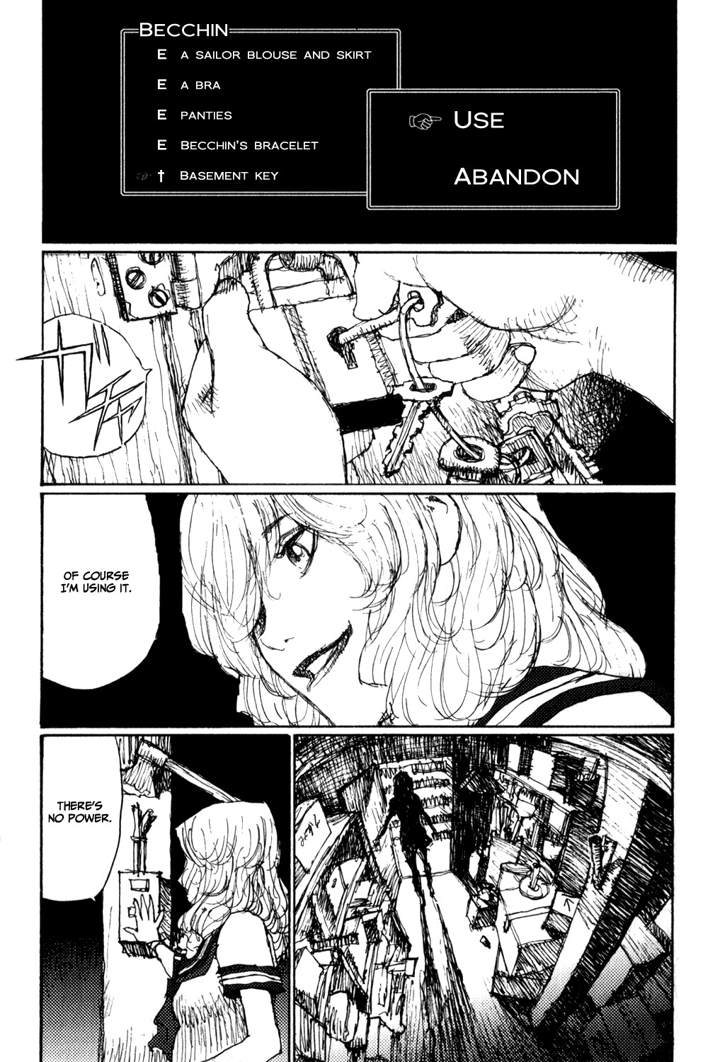 Becchin to Mandara Chapter 5 page 2 - Chapter 5: Scene 5 - The Basement