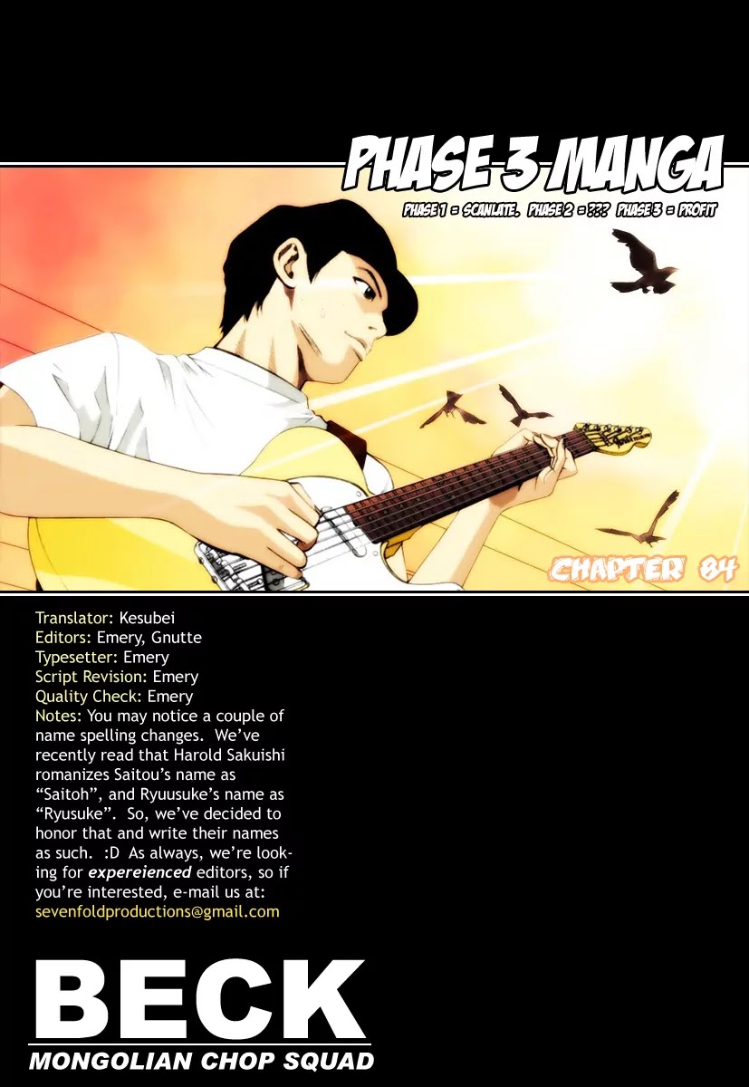 Beck Chapter 80 page 1 - Chapter 80