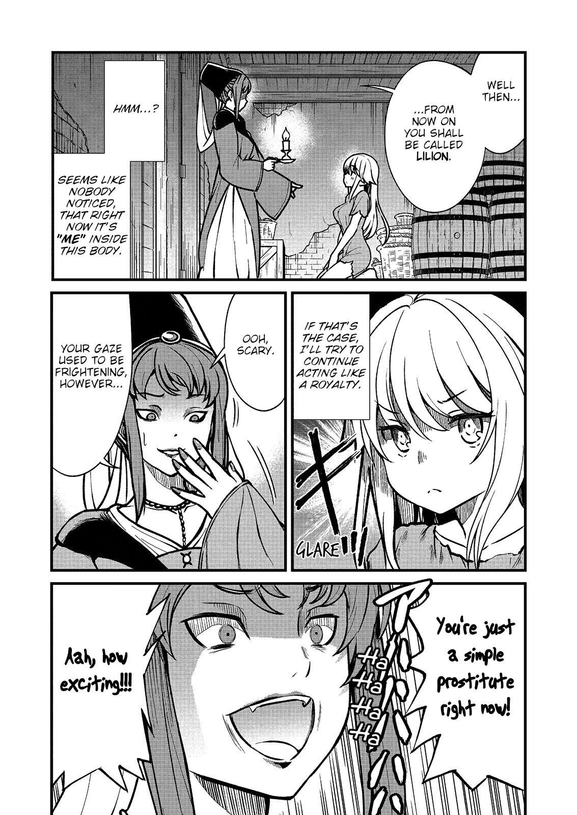 Becoming Princess Knight and Working at Yuri Brothel Chapter 1 page 11 - Chapter 1