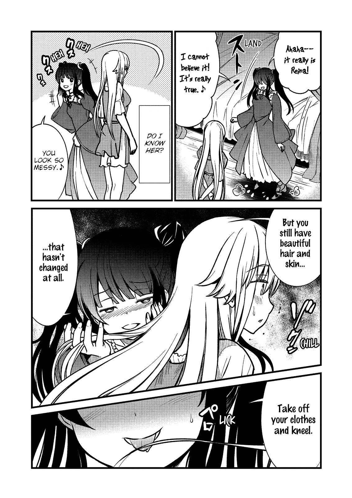Becoming Princess Knight and Working at Yuri Brothel Chapter 1 page 17 - Chapter 1