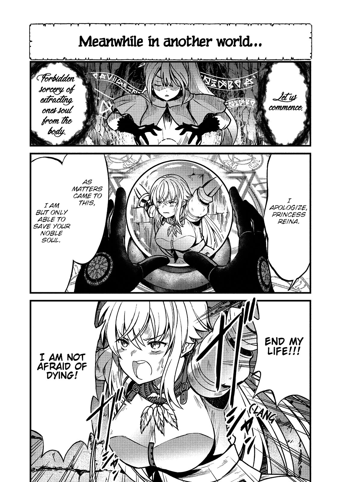 Becoming Princess Knight and Working at Yuri Brothel Chapter 1 page 4 - Chapter 1