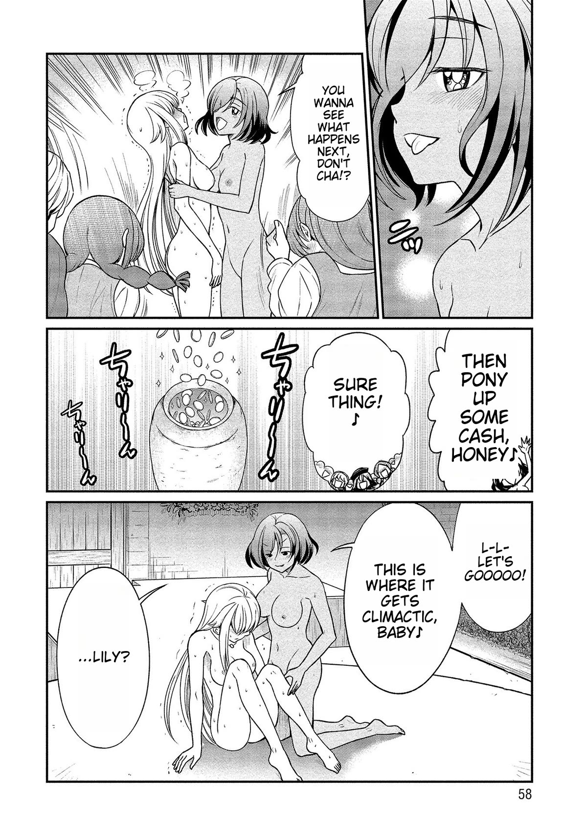 Becoming Princess Knight and Working at Yuri Brothel Chapter 10 page 12 - Chapter 10