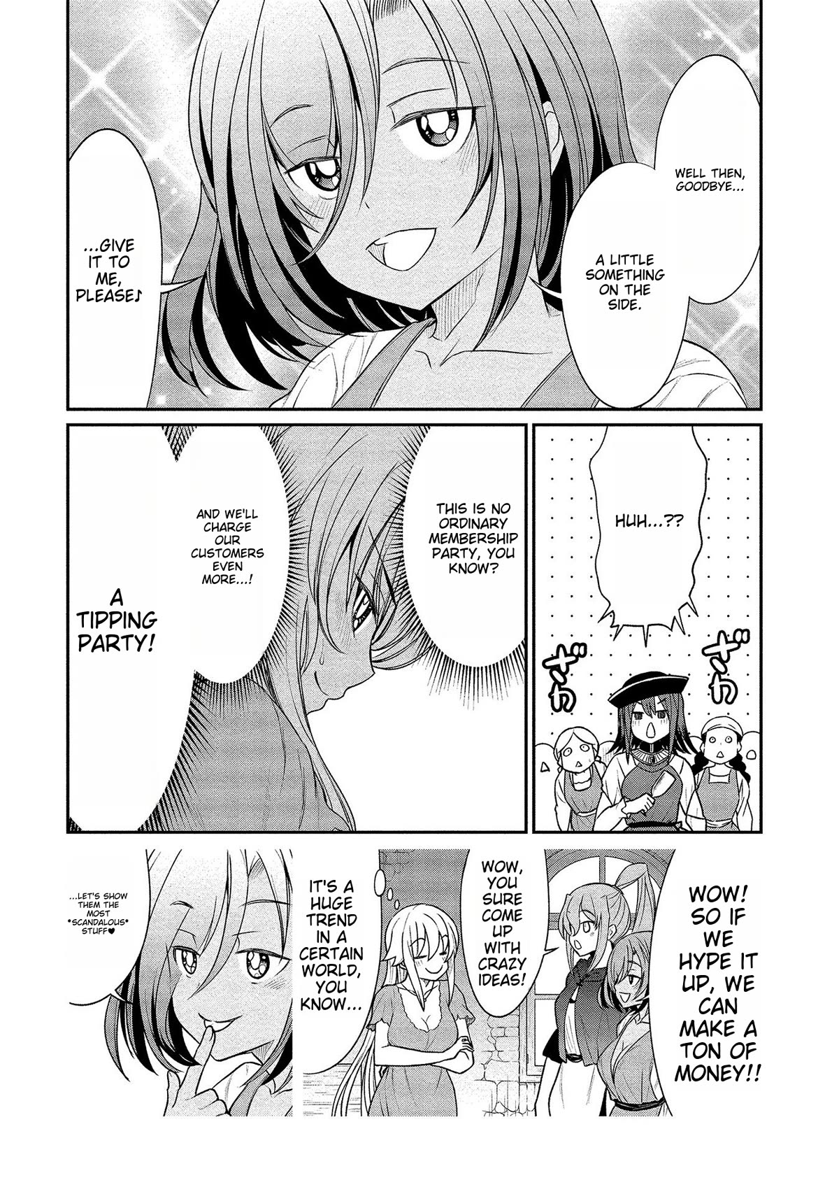 Becoming Princess Knight and Working at Yuri Brothel Chapter 10 page 8 - Chapter 10