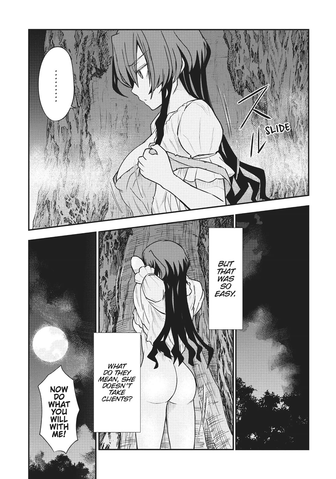 Becoming Princess Knight and Working at Yuri Brothel Chapter 11 page 21 - Chapter 11: A Prostitute Who Doesn't Take Clients