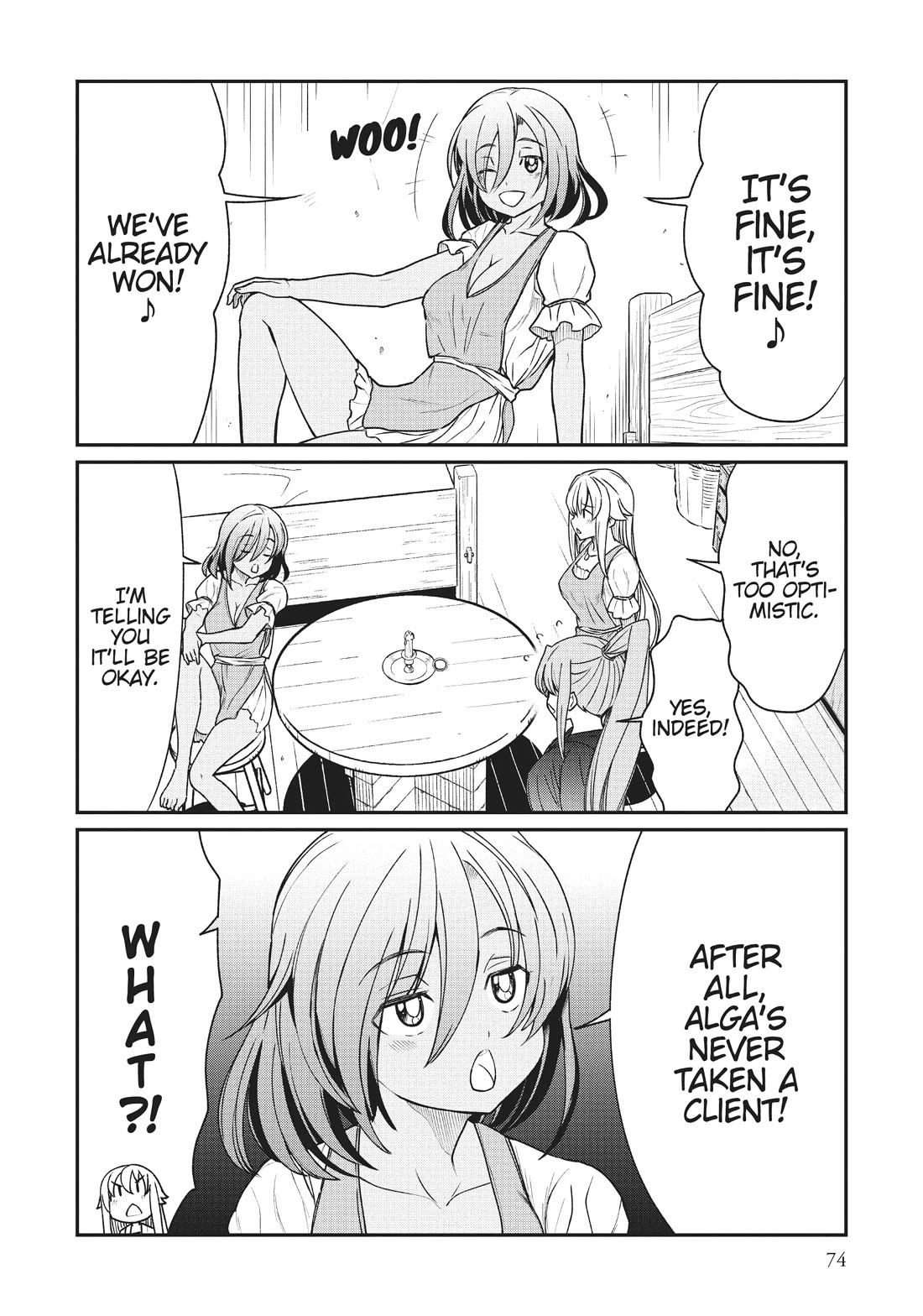Becoming Princess Knight and Working at Yuri Brothel Chapter 11 page 8 - Chapter 11: A Prostitute Who Doesn't Take Clients