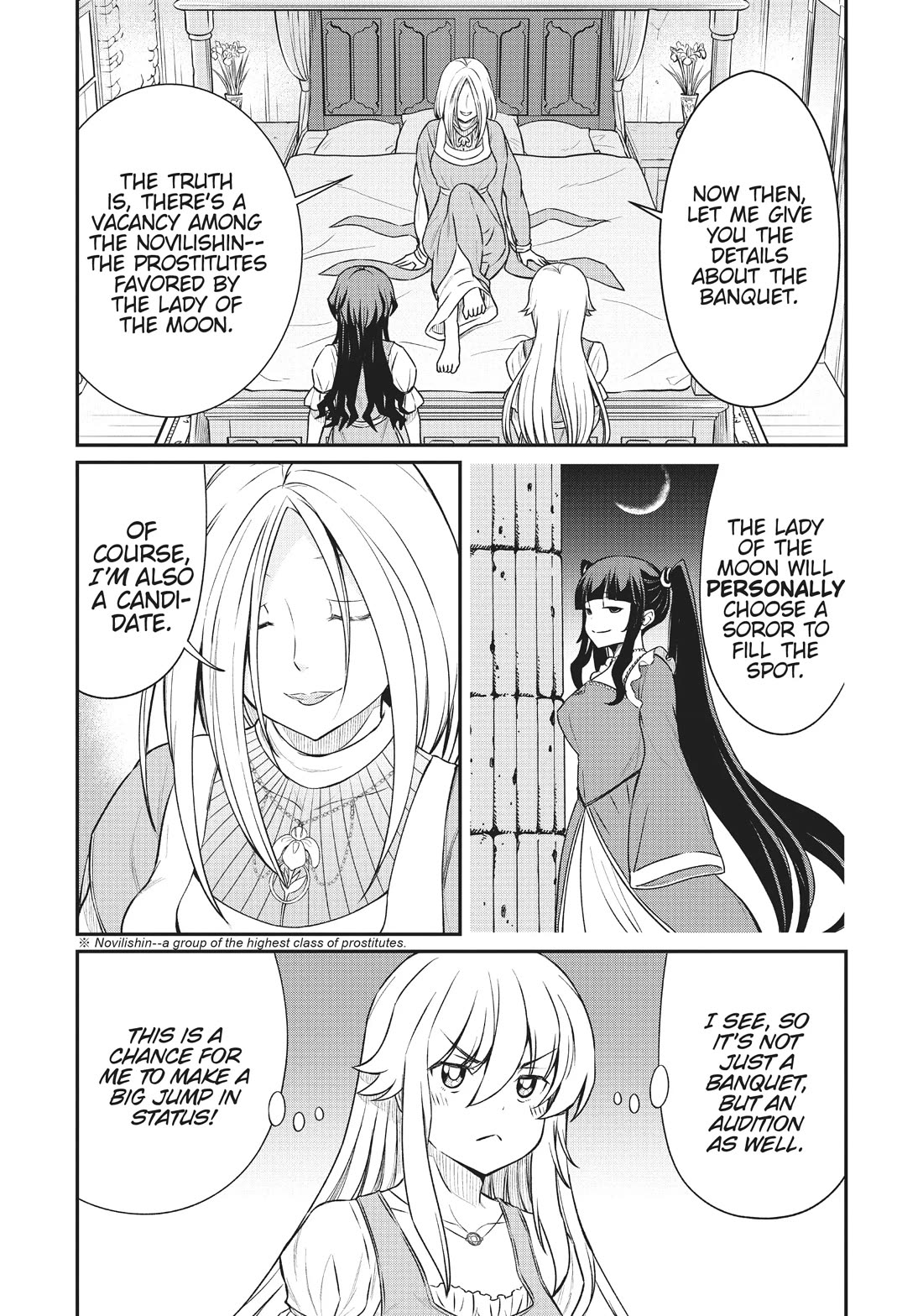 Becoming Princess Knight and Working at Yuri Brothel Chapter 13 page 10 - Chapter 13: Special Love Training