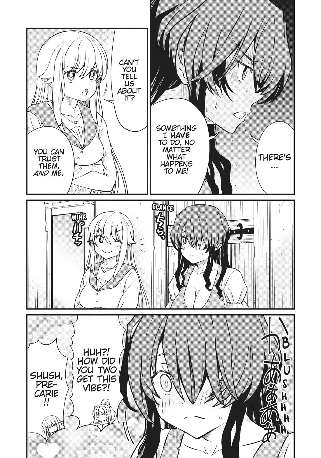 Becoming Princess Knight and Working at Yuri Brothel Chapter 13 page 4 - Chapter 13: Special Love Training