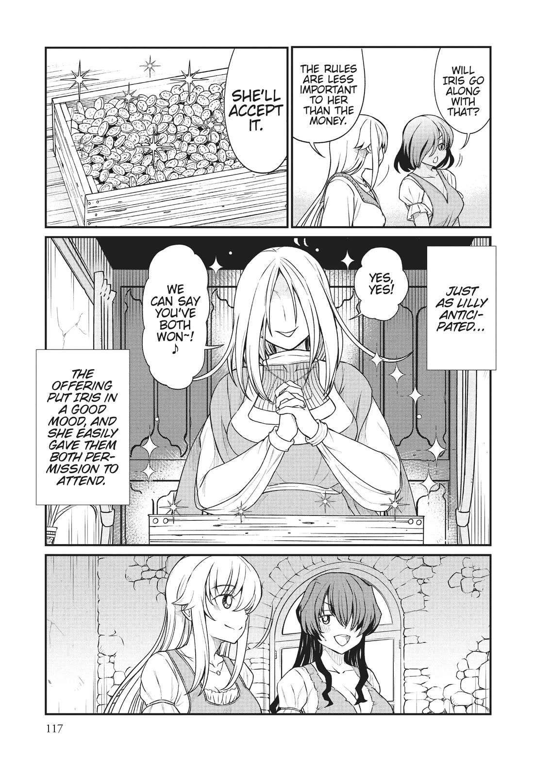 Becoming Princess Knight and Working at Yuri Brothel Chapter 13 page 9 - Chapter 13: Special Love Training