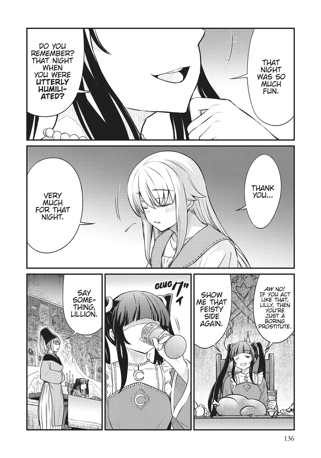 Becoming Princess Knight and Working at Yuri Brothel Chapter 14 page 6 - Chapter 14: The Feast Begins