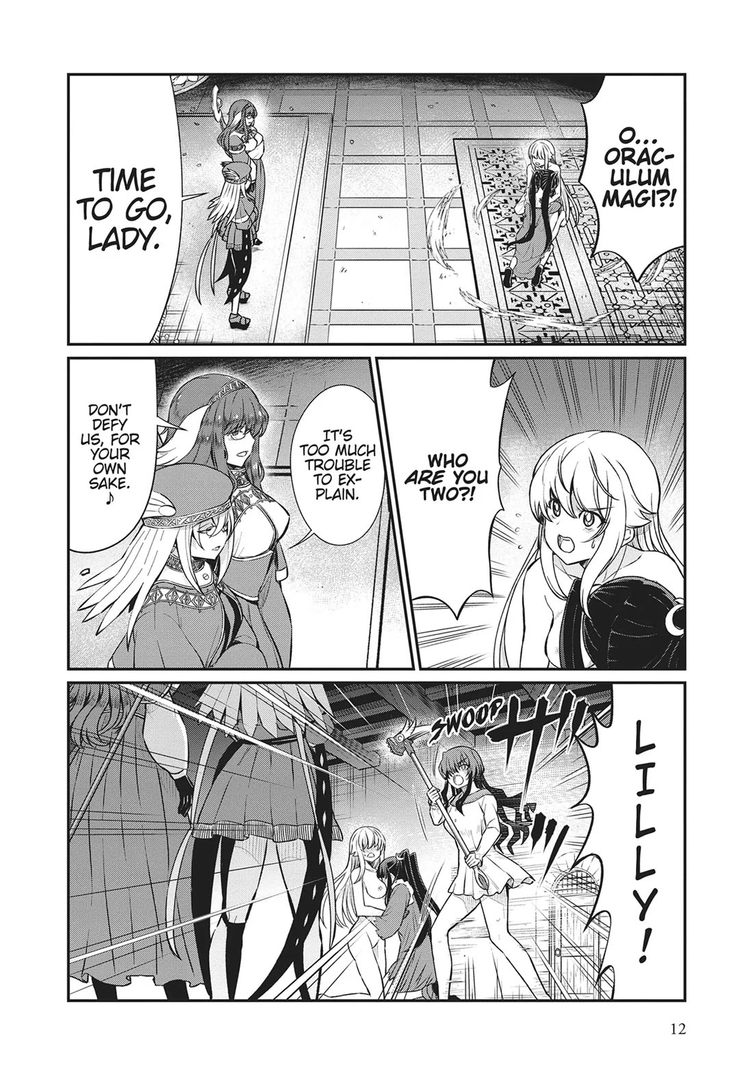 Becoming Princess Knight and Working at Yuri Brothel Chapter 15 page 13 - Chapter 15: Guardian of the Moon!