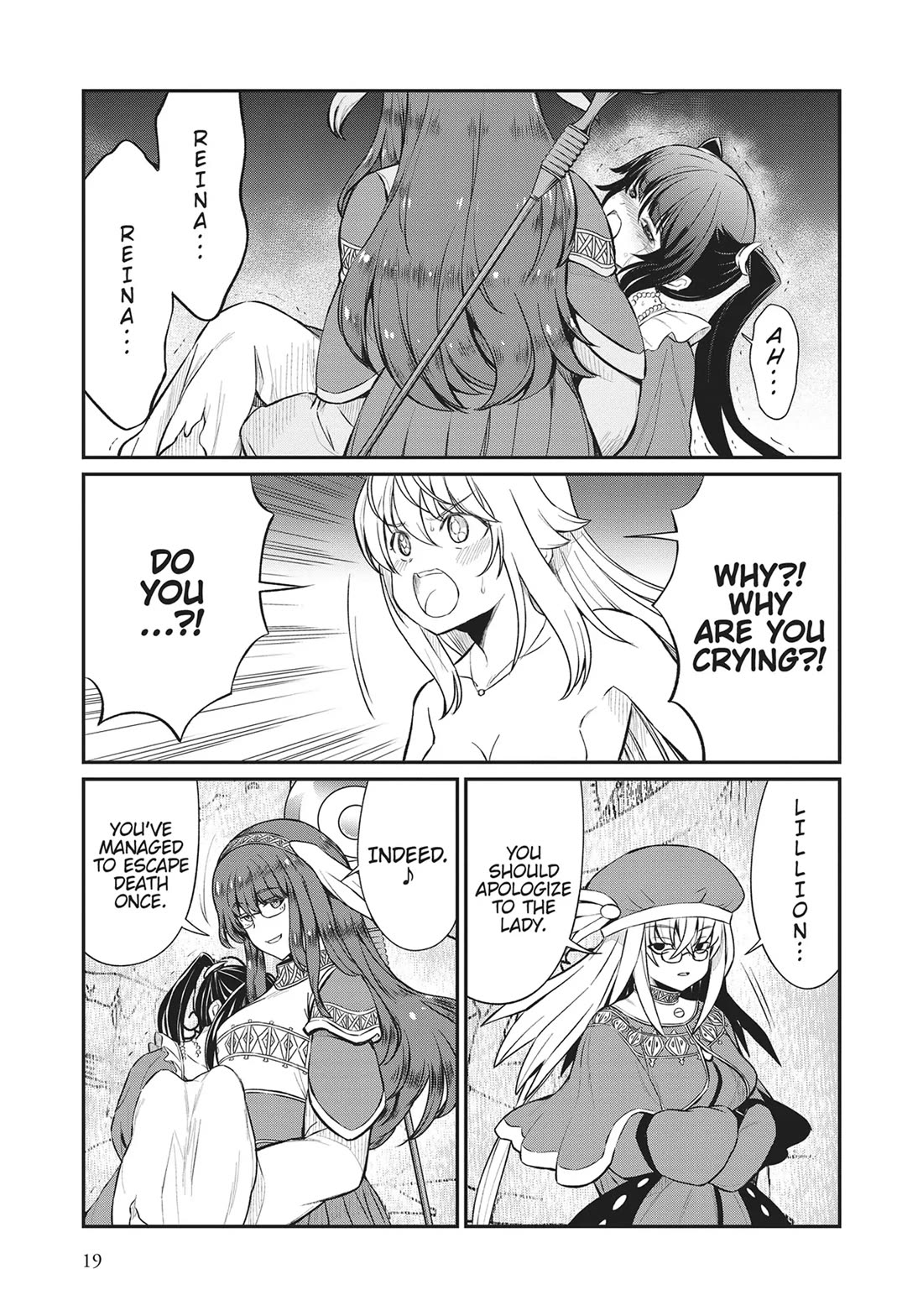Becoming Princess Knight and Working at Yuri Brothel Chapter 15 page 20 - Chapter 15: Guardian of the Moon!